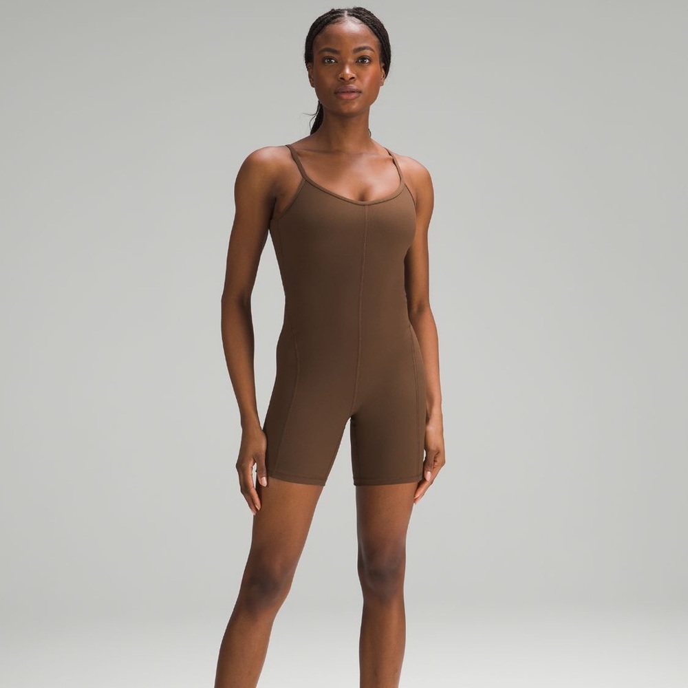 Lululemon Ribbed Contoured Unitard 6” *Online Only Size 10